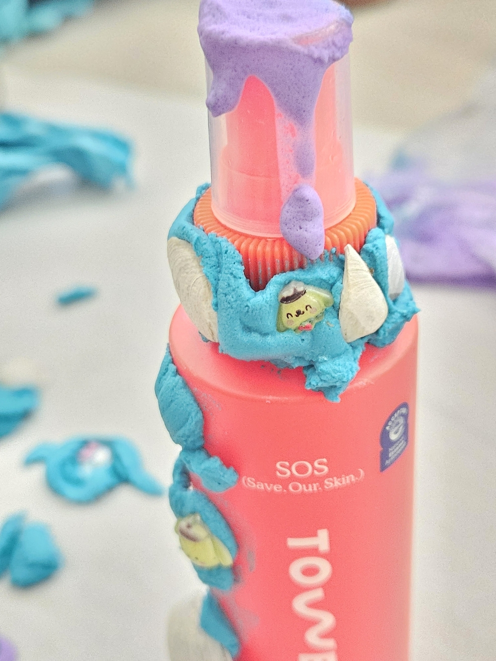 CUSTOM Decorated Tower 28 SOS Daily Rescue Facial Spray - Surprise Decoden Art - Picture 3 of 3